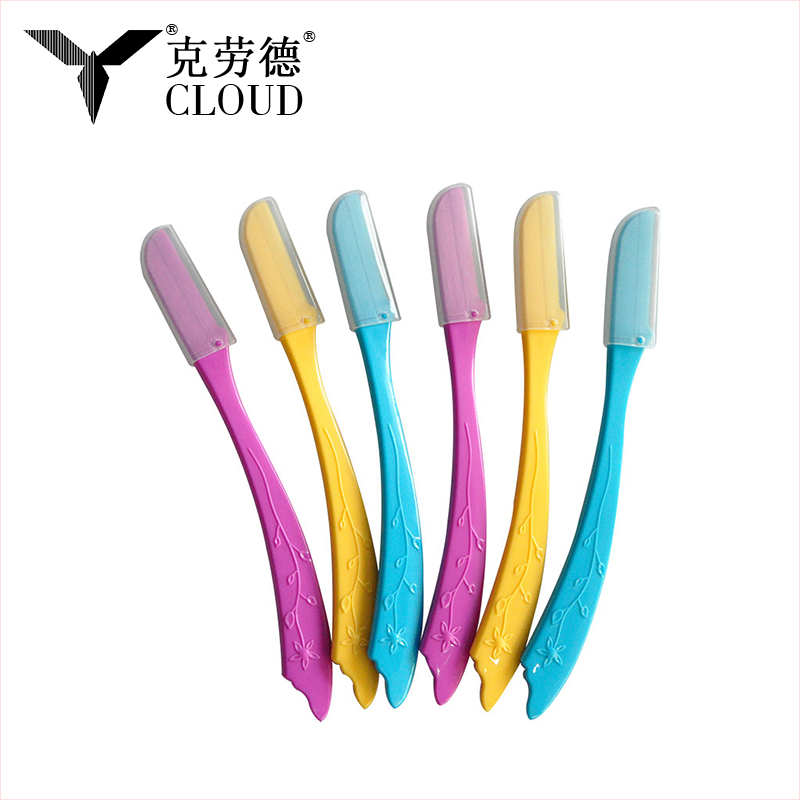 Bærbar engangsbarberkniv til øjenbrynshaver til rejser