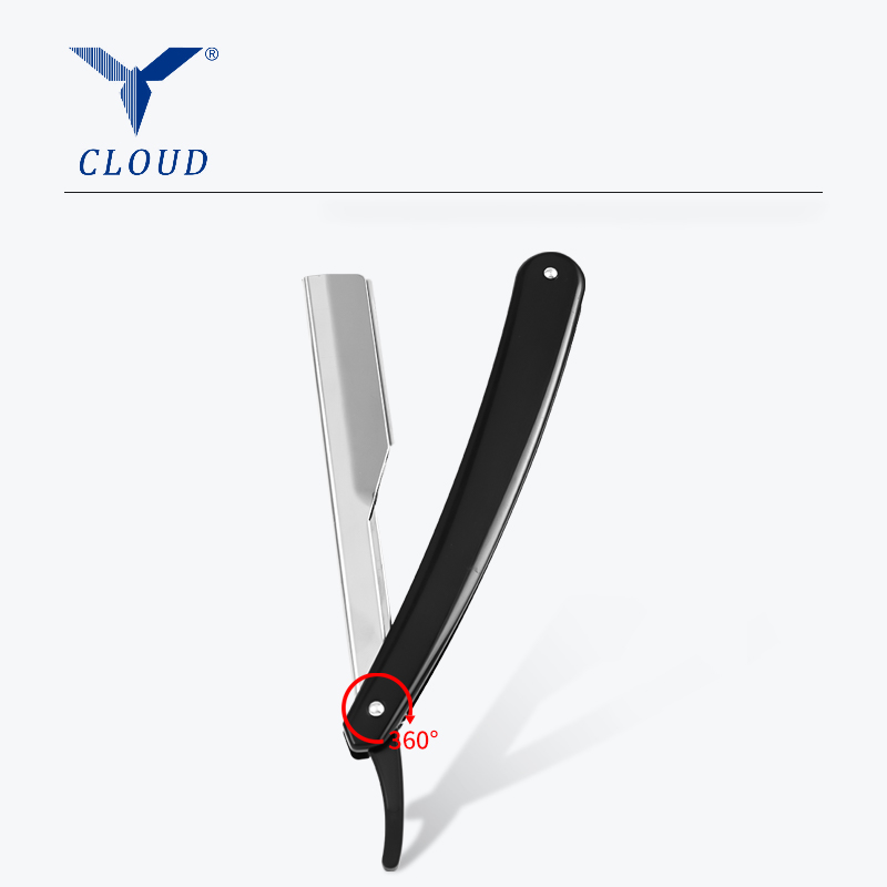 Manuelt barberblad med 74 knive (ABS-plasthåndtag/håndtag i rustfrit stål)