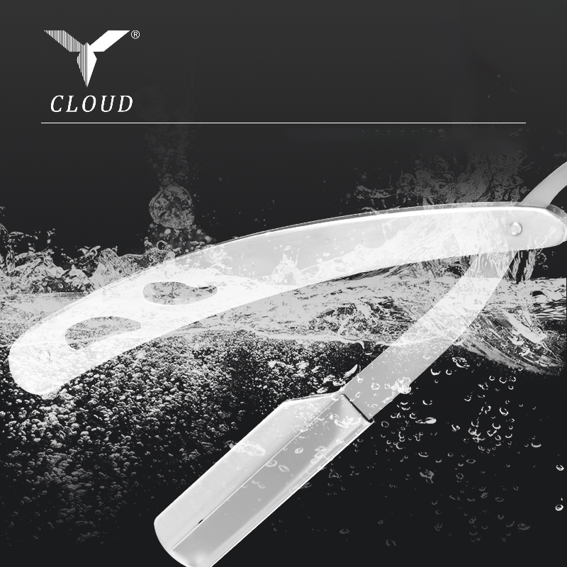 Manuelt barberblad med 74 knive (ABS-plasthåndtag/håndtag i rustfrit stål)