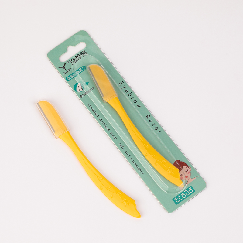 Bærbar engangsbarberkniv til øjenbrynshaver til rejser