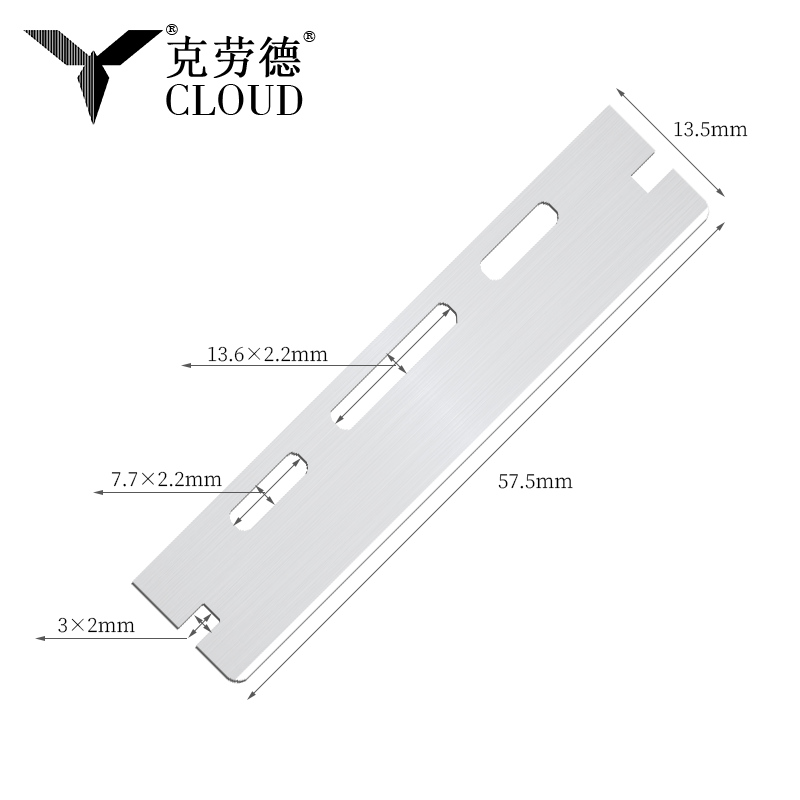 Single Edge bølgede barberblade