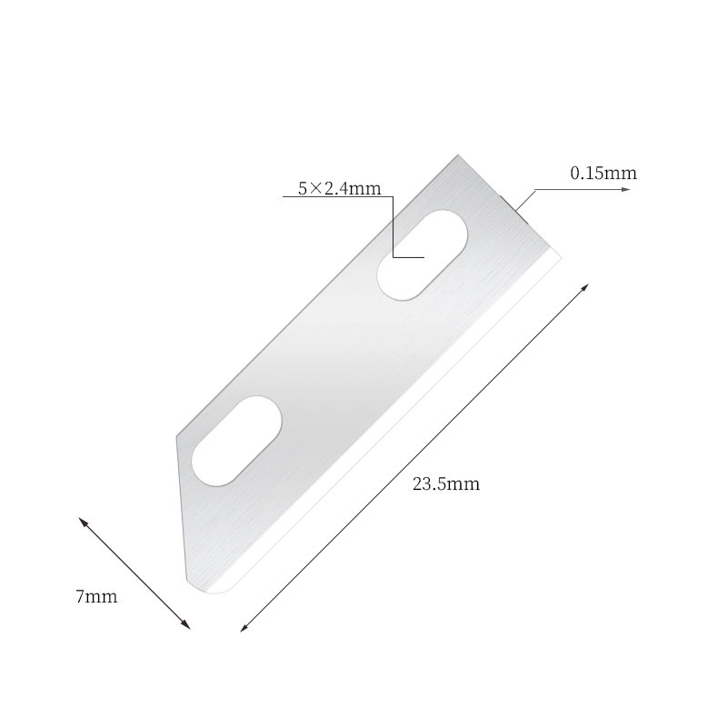 Bærbare, ultraglatte barberblade i rustfrit stål