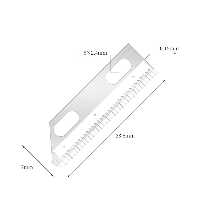 Bærbare, ultraglatte barberblade i rustfrit stål