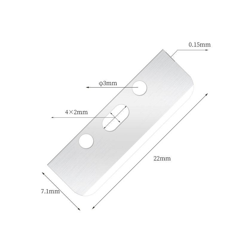 Multifunktionelt silkeglat øjenbrynsfjernerblad