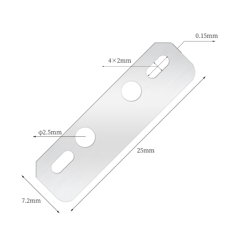 Multifunktionelt silkeglat øjenbrynsfjernerblad