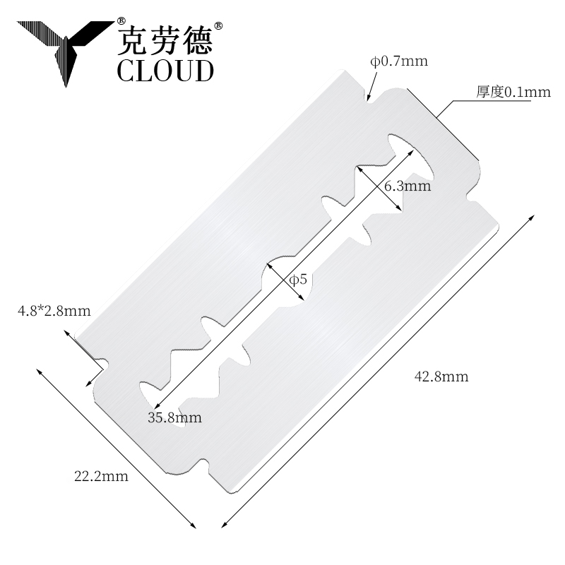 Super Steel 74 Blade Double Edge Barberblade