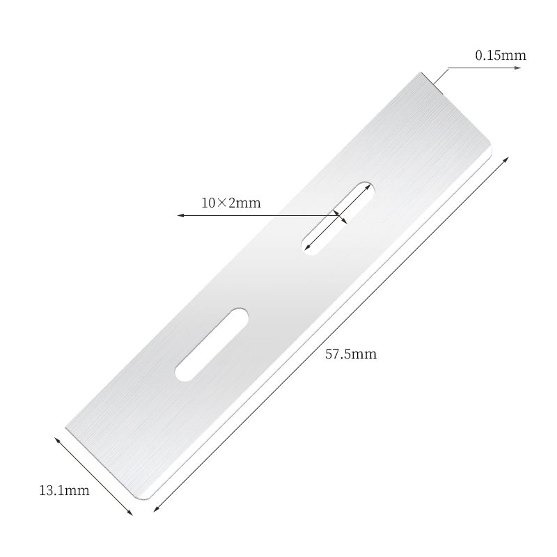 Holdbart genanvendeligt skæreblad i rustfrit stål til øjenbryn