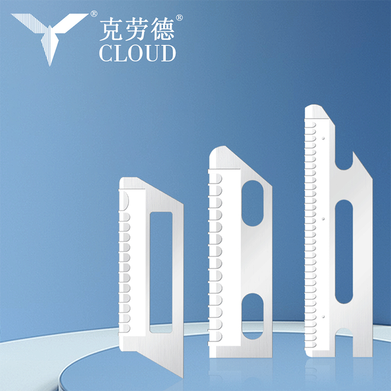 Bærbare, ultraglatte barberblade i rustfrit stål